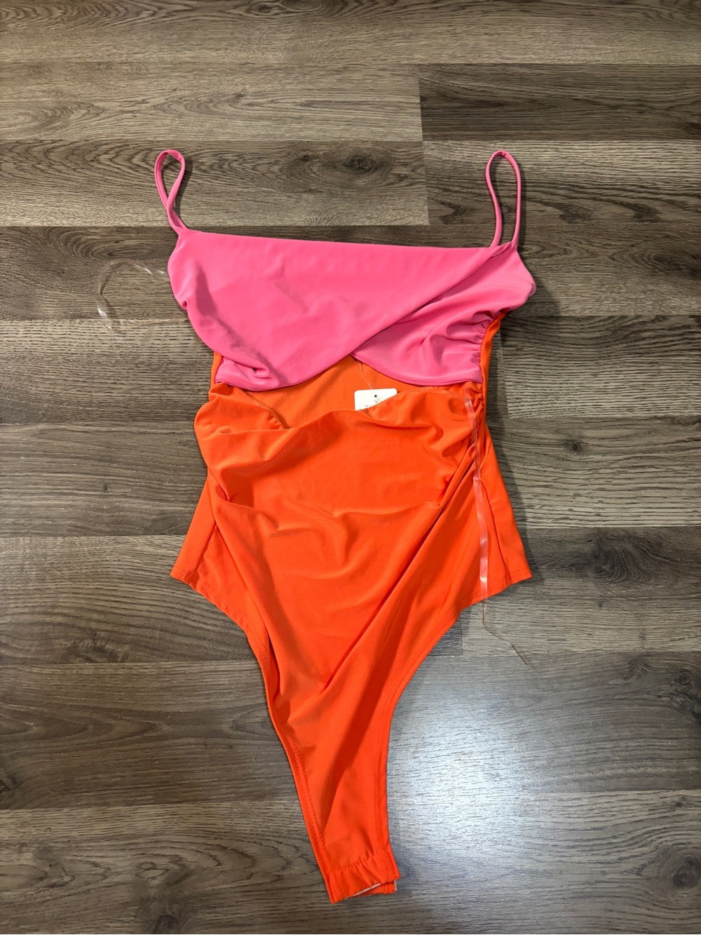 Windsor Pink and Orange Two-Tone Bodysuit